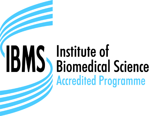 Institute of Biomedical Science accreditation logo