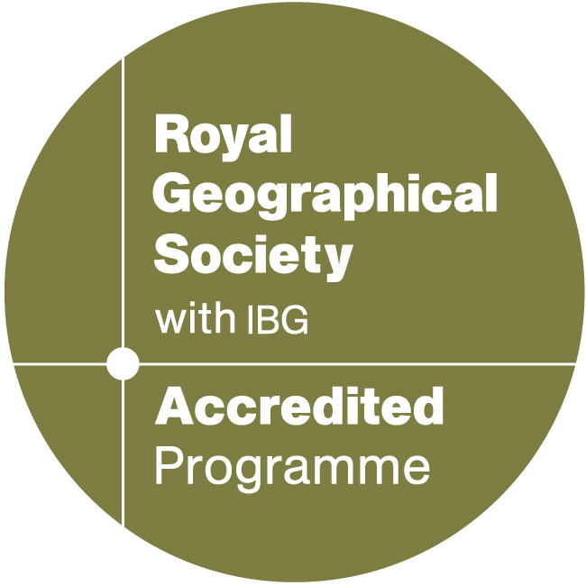 Royal Geographical Society accreditation logo