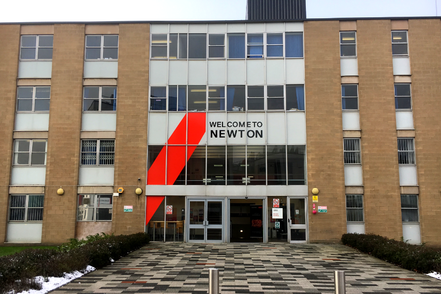 View of Newton Building