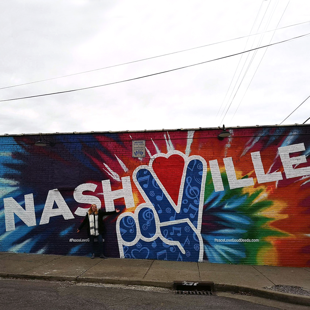 Nashville sign in the USA