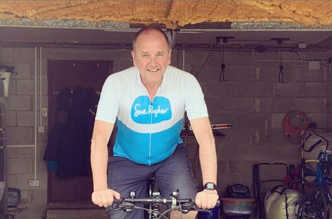 Dr Tony Gill - charity cycle