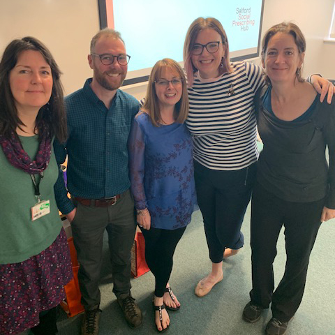 The social prescribing team at the University of Salford