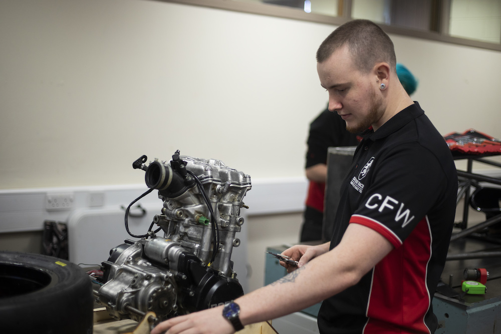 Mechanical engineering student at the University of Salford