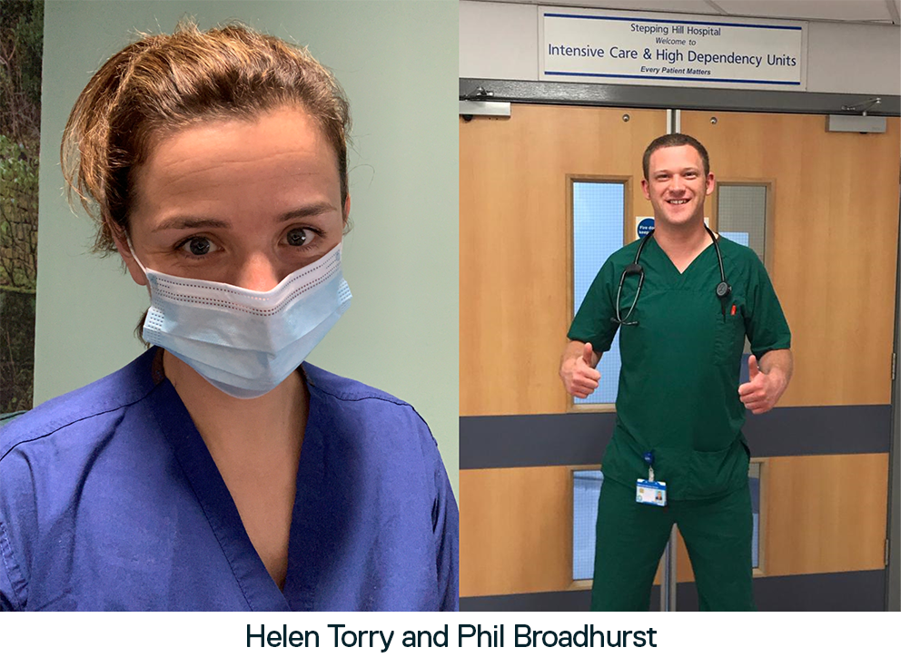 Helen Torry and Phil Broadhurst