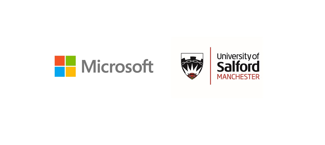 Microsoft and University of Salford Logo 