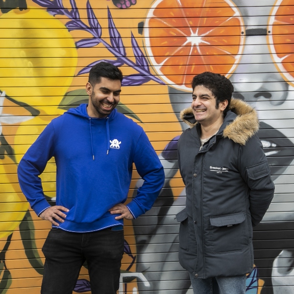 Salford students enjoying Northern Quarter Street Art 