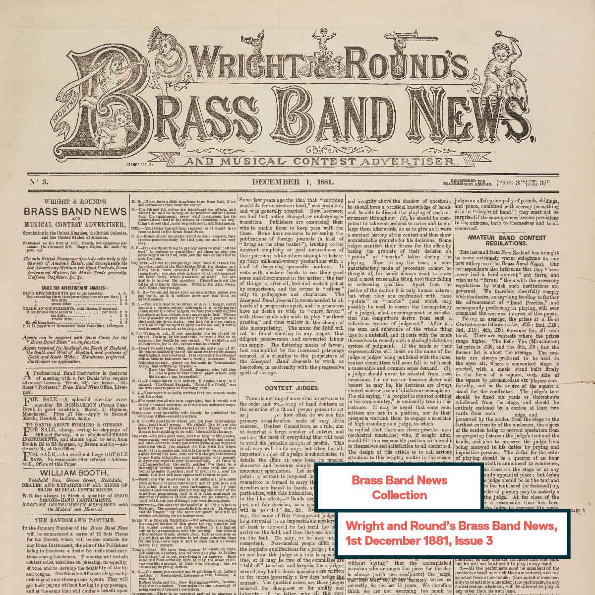 A cover of Brass Band News