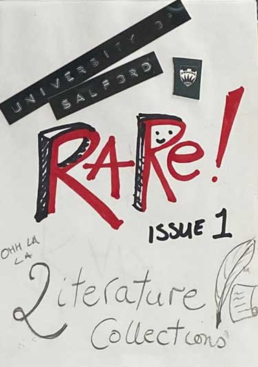 The cover of Rare Zine issue one