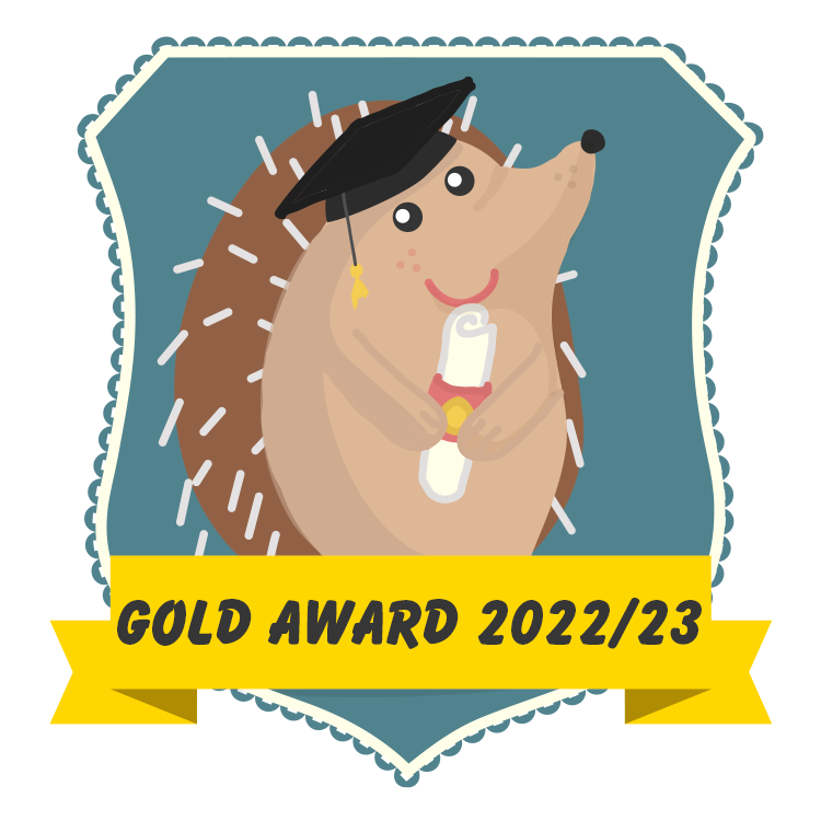 Hedgehog friendly campus gold award