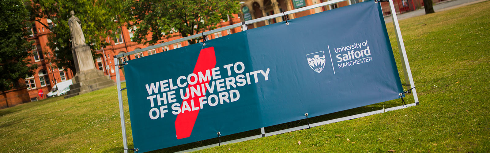 Open day outdoors lawn banner