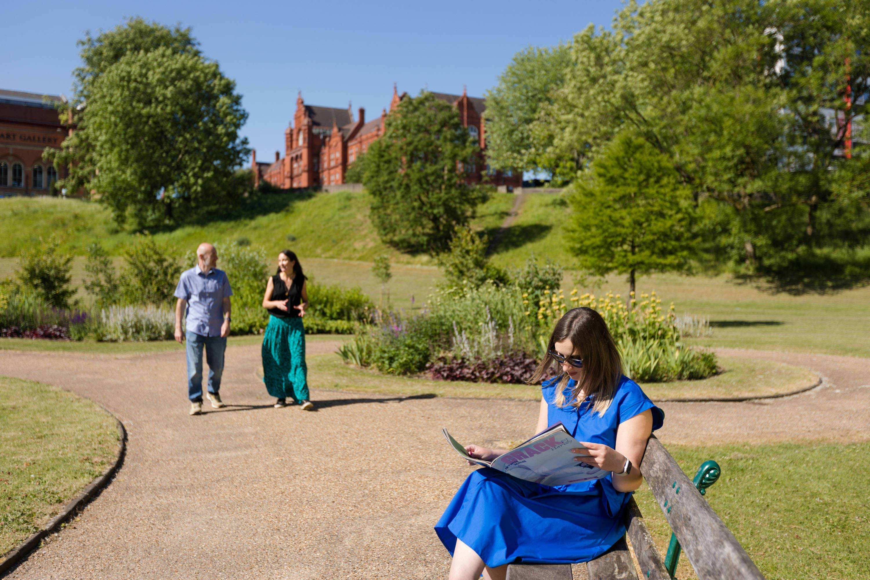 Colleagues in Peel Park