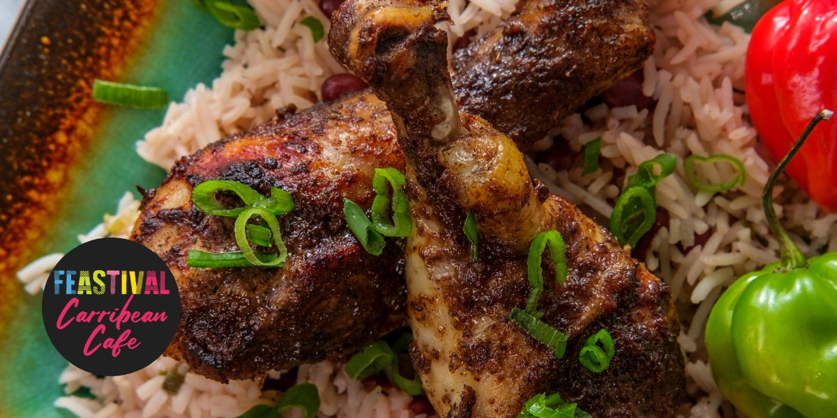 Barbeque chicken and rice
