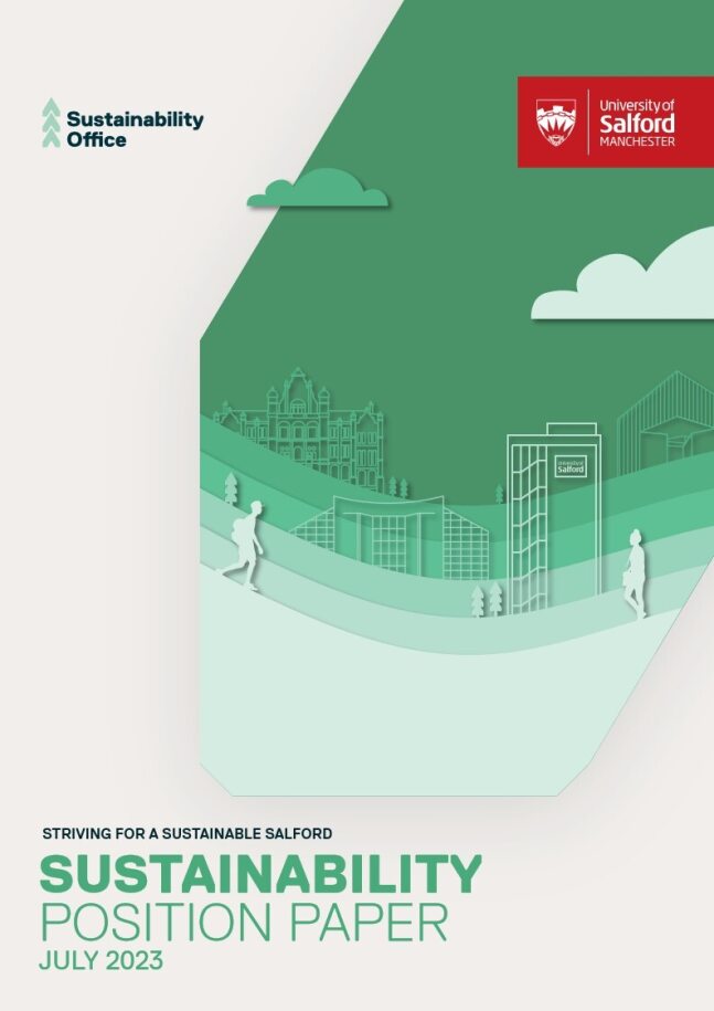 The University Sustainability Position Paper 2023,from the Sustainability Office.