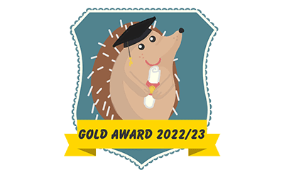 Hedgehog friendly campus gold award 2022/2023