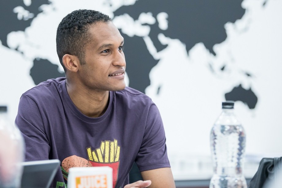 International postgraduate student in seminar