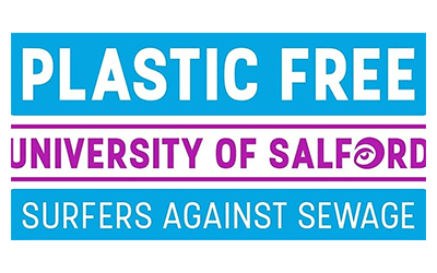 Plastic Free surfers against sewage logo