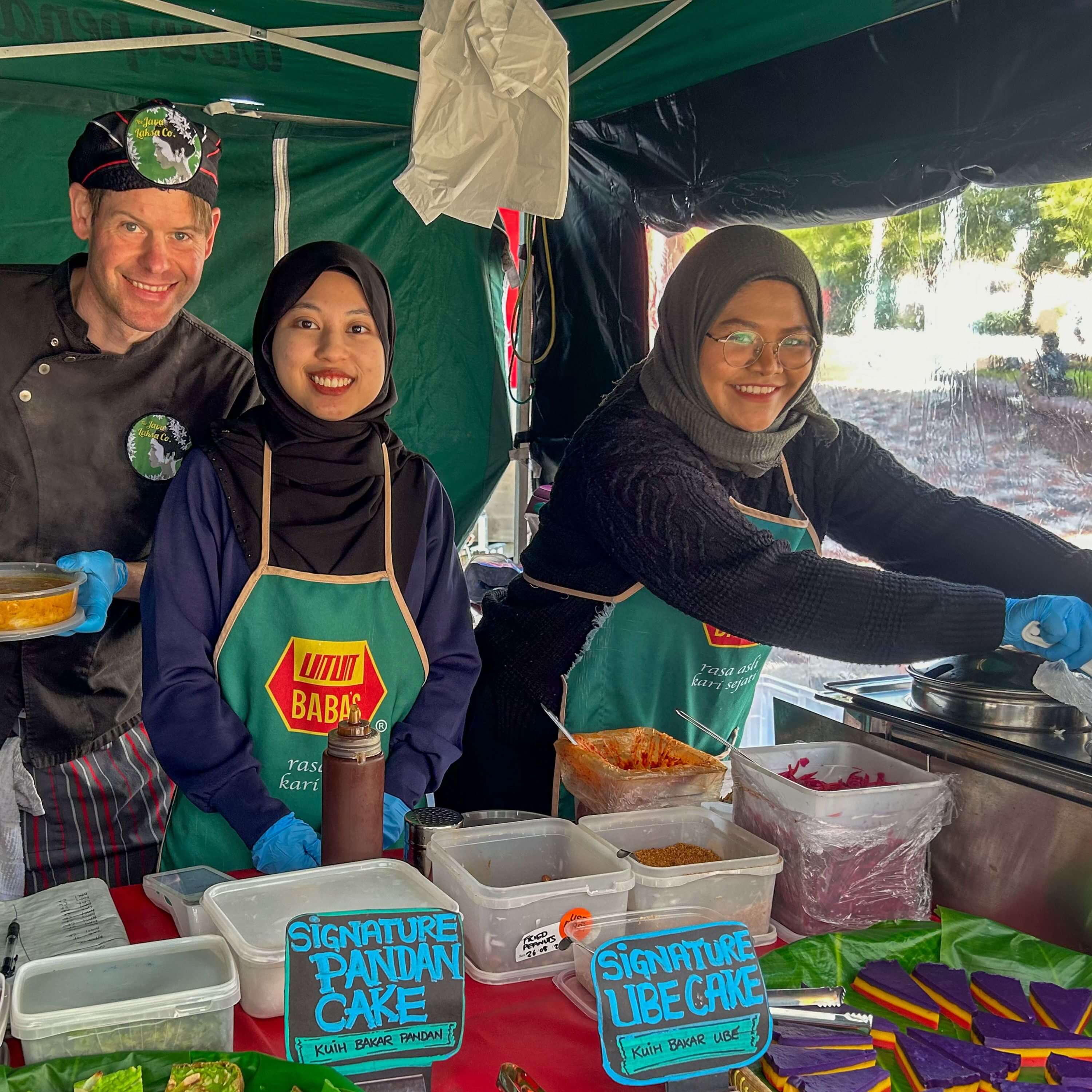 Malaysian street food stall
