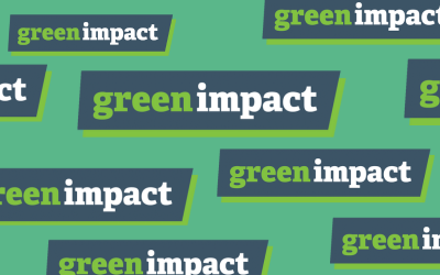 green impact logo on a green background