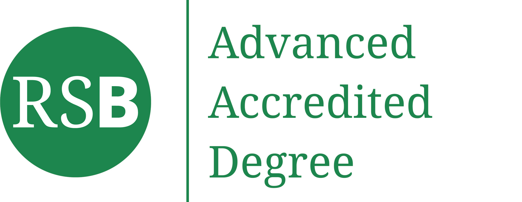 RSB (Advanced Accredited Degree) logo