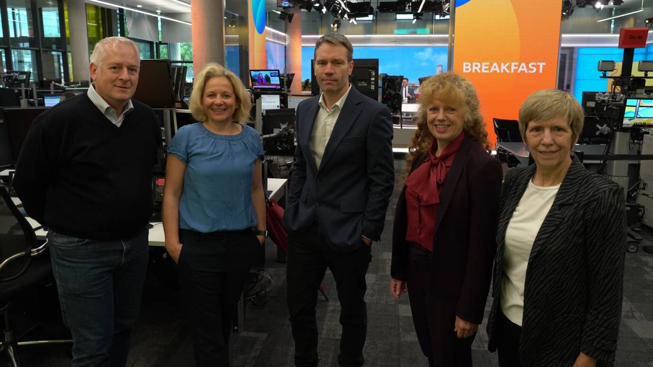 GMIoT team at BBC's MediaCity building