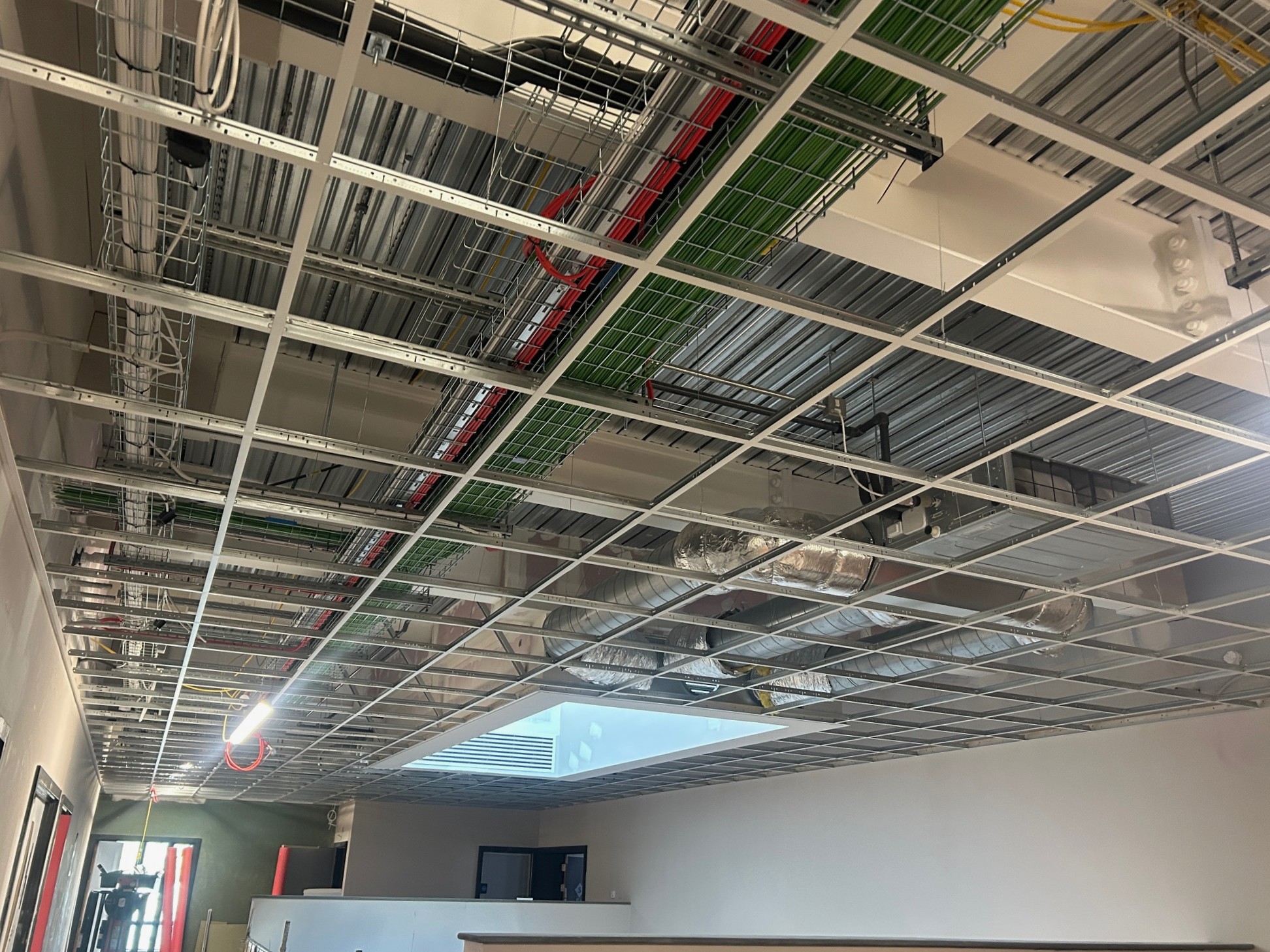 GMIoT inside roof under construction