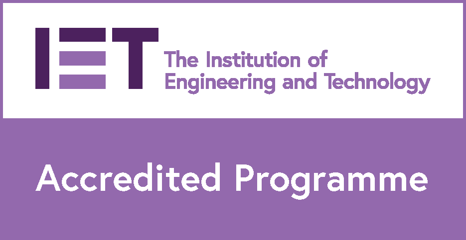 Institute of Engineering and Technology (accredited programme) logo