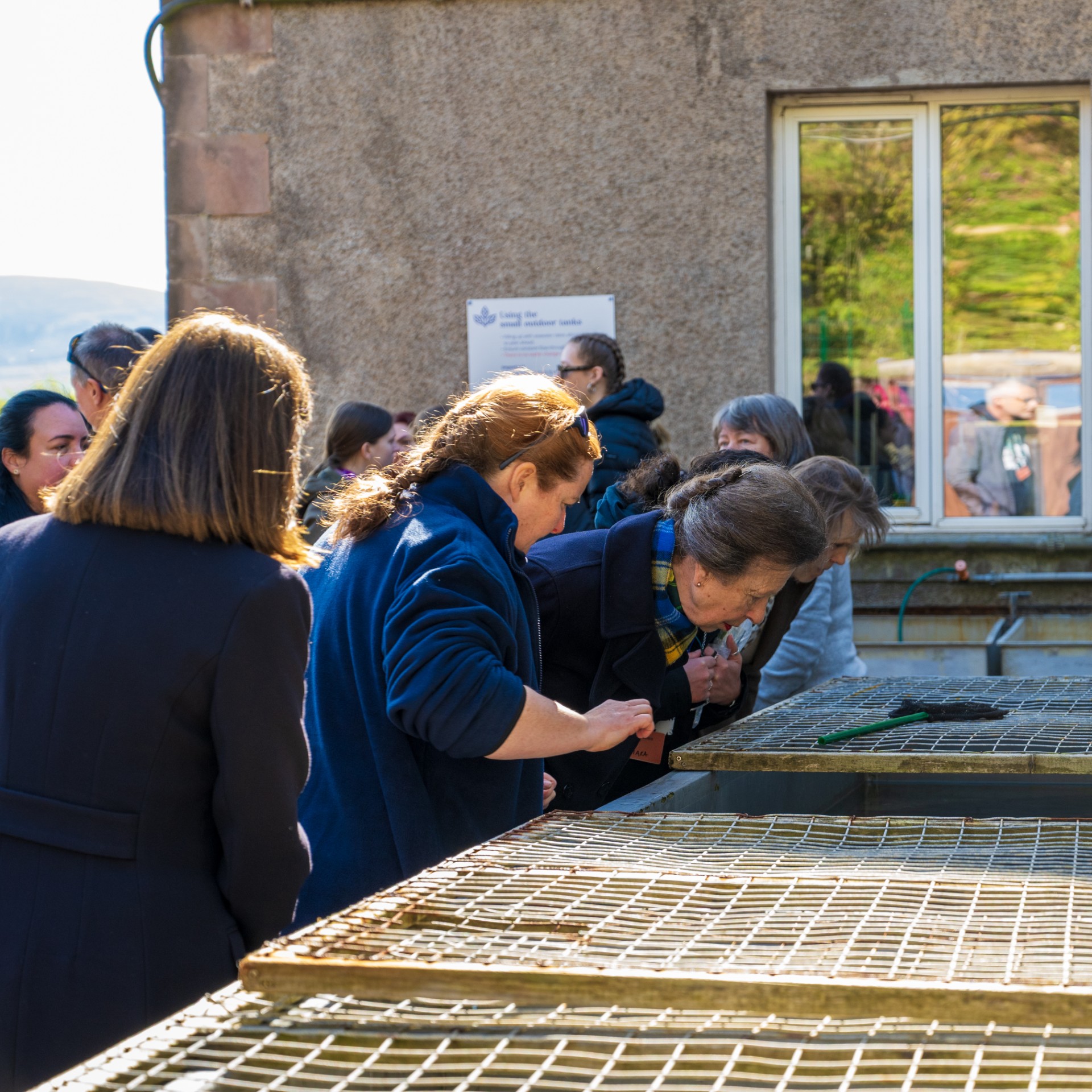 HRH Anne, Princess Royal meets Marine Biology students 2