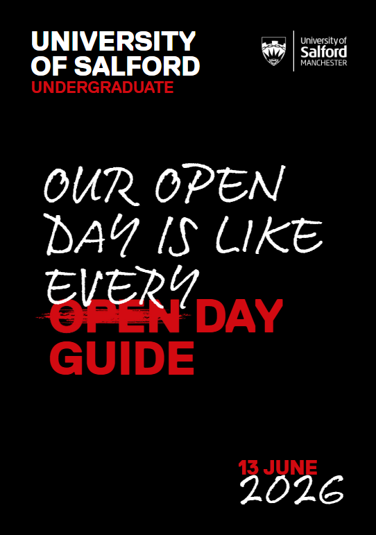 Saturday 13 June Open Day guide front cover