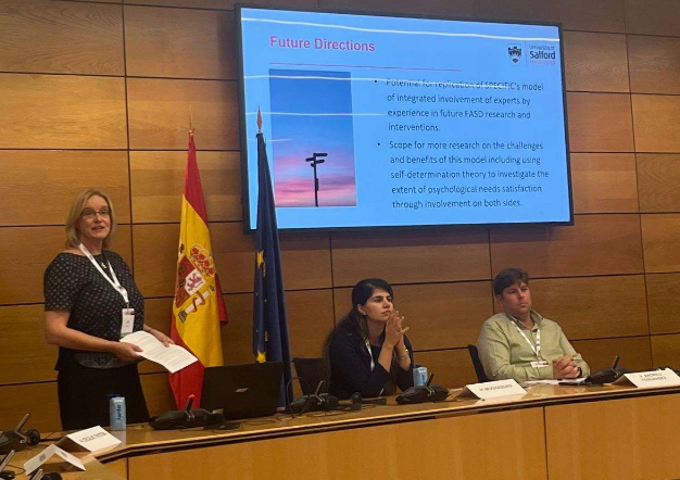 Anna Webster presenting