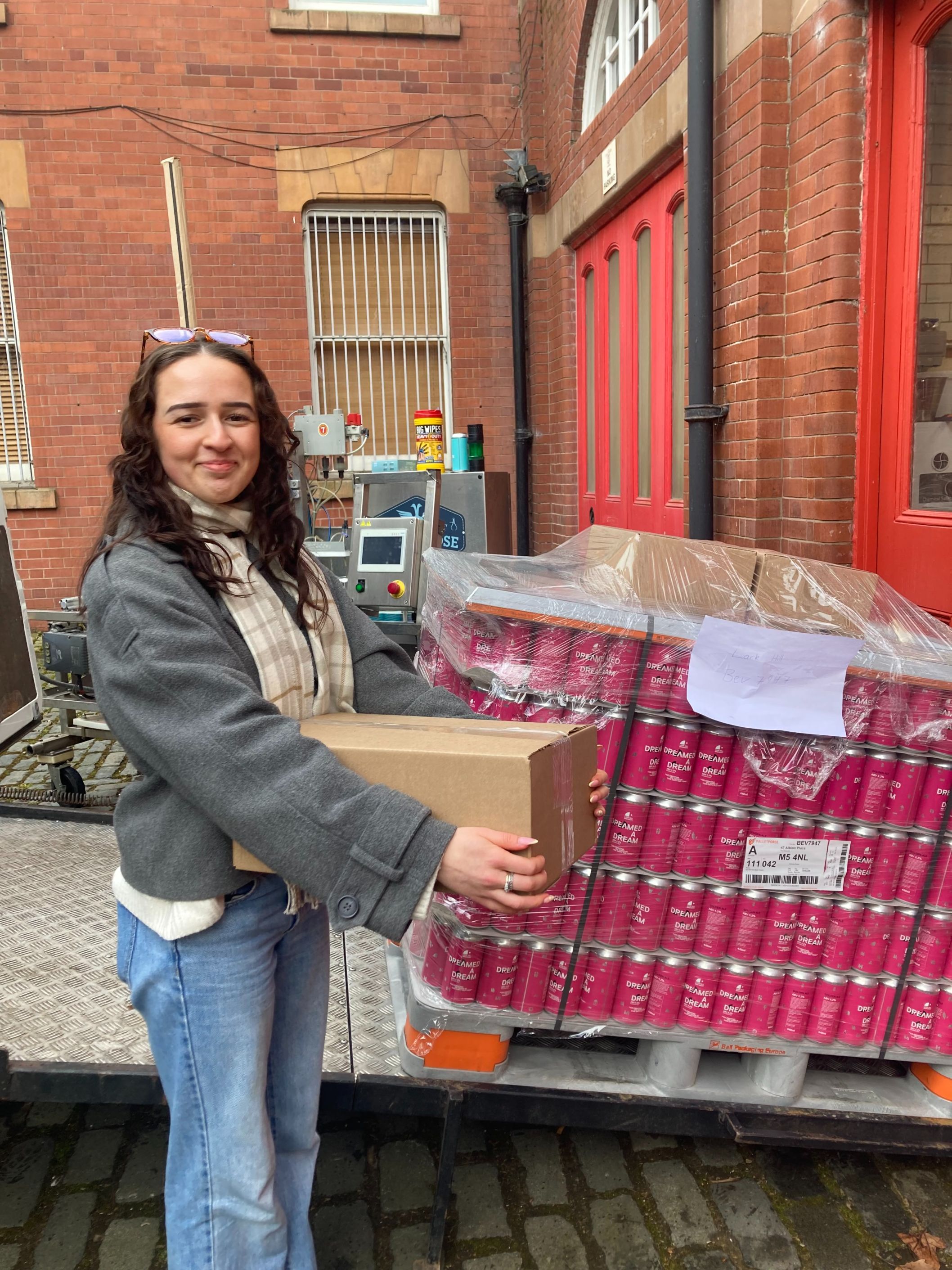 Martyna with Dreamed a Dream beer