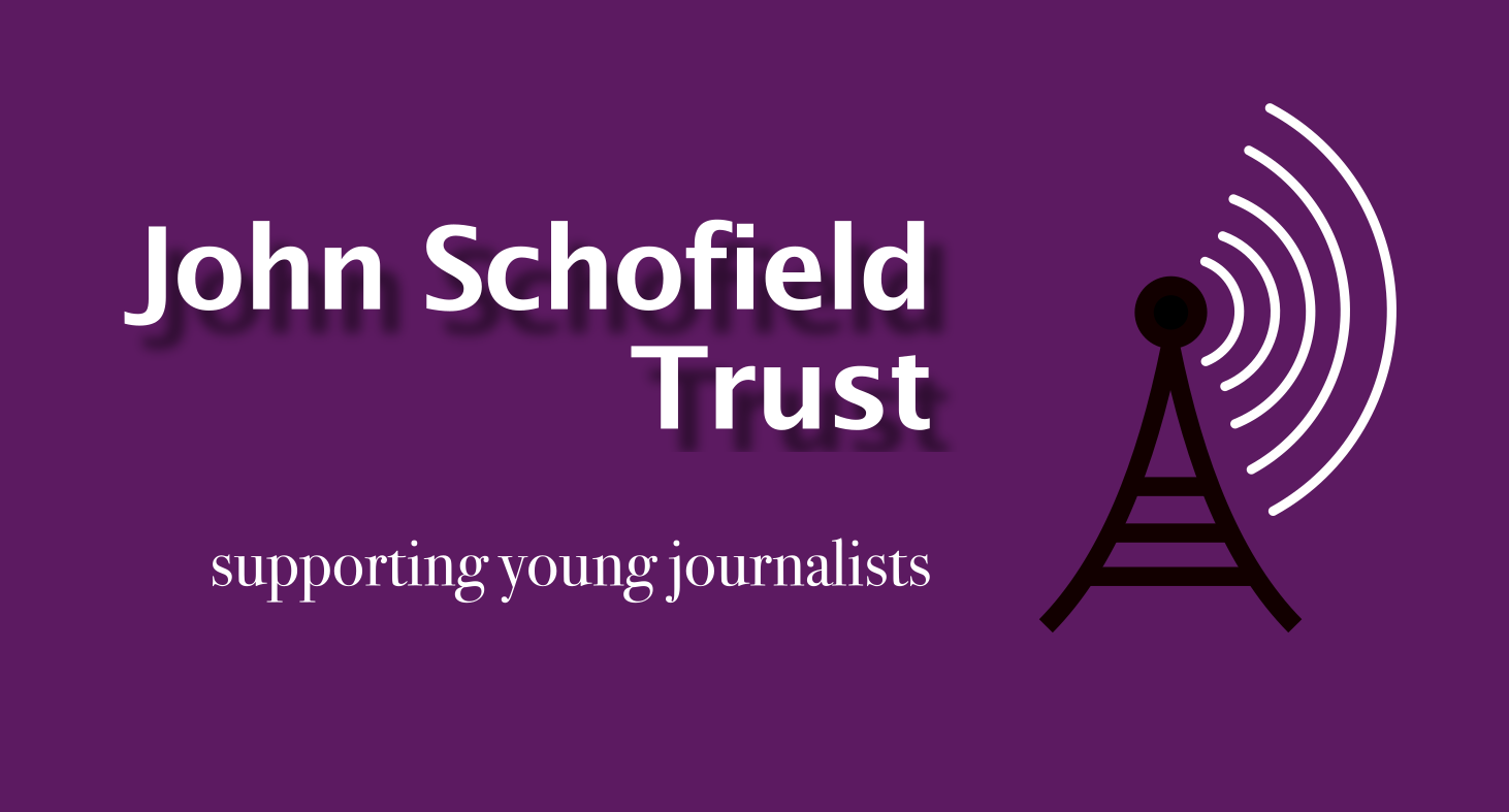 John Schofield Trust (supporting young journalists) logo 