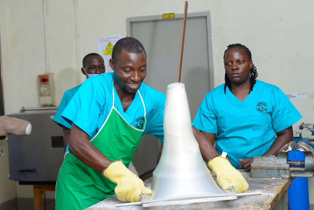 Timothy Isingoma prosthetics