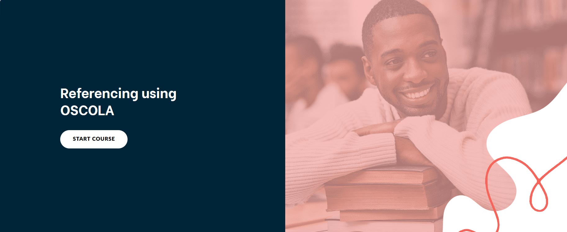 Screenshot of the introduction to OSCOLA eLearning start screen.