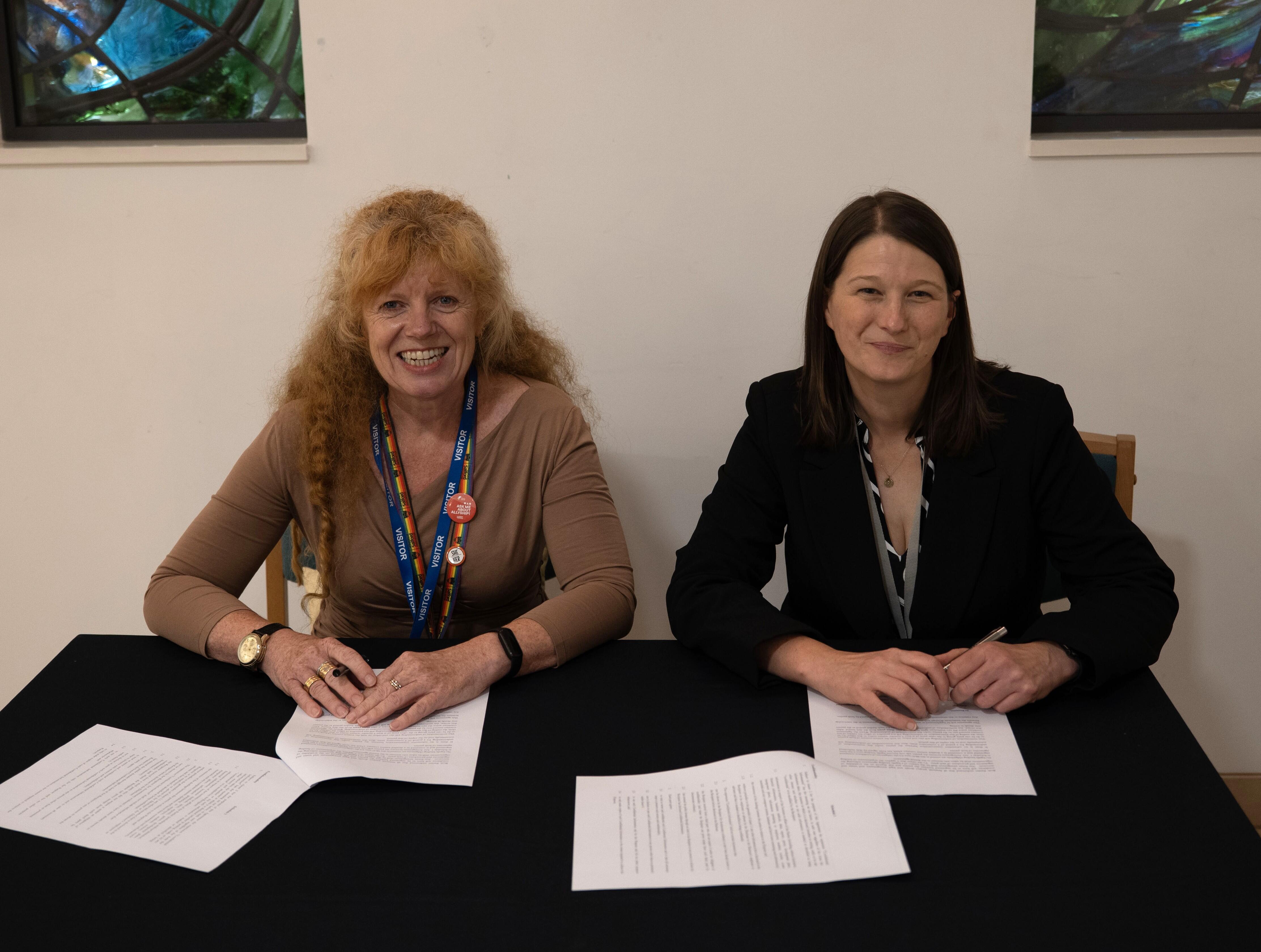 Jo Purves and Jo Dommett (Aquinas)