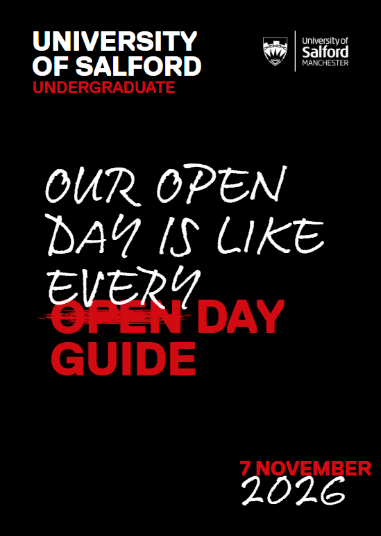 7 November Open Day guide front cover