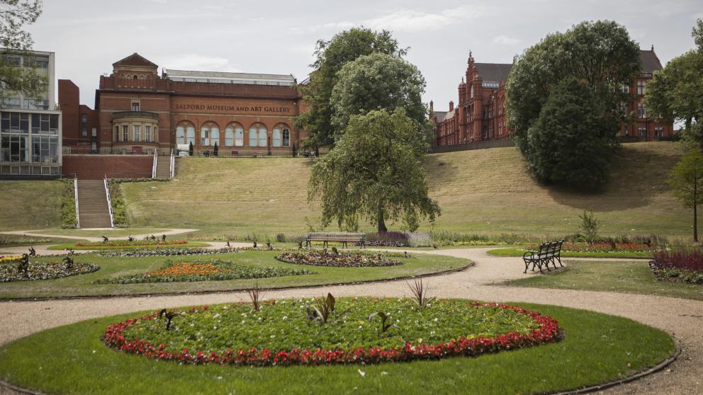 Learn in our green Peel Park campus