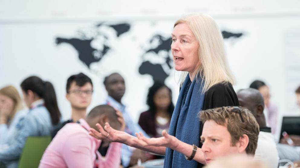 Students in a lecture