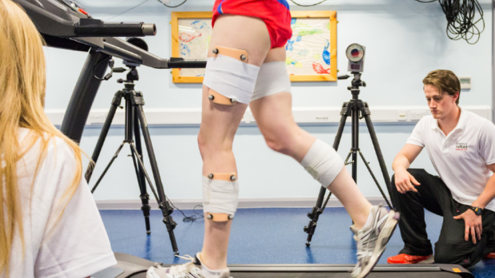 Clinical gait analysis at the Frederick Road Campus, University of Salford