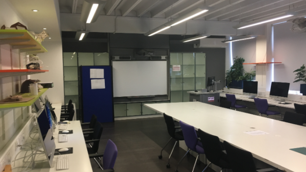 A view of the equipment in the Architecture Design Laboratory 