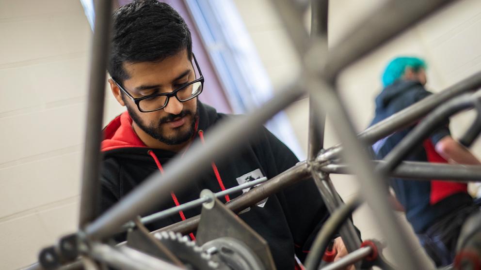 Students in our engineering facilities