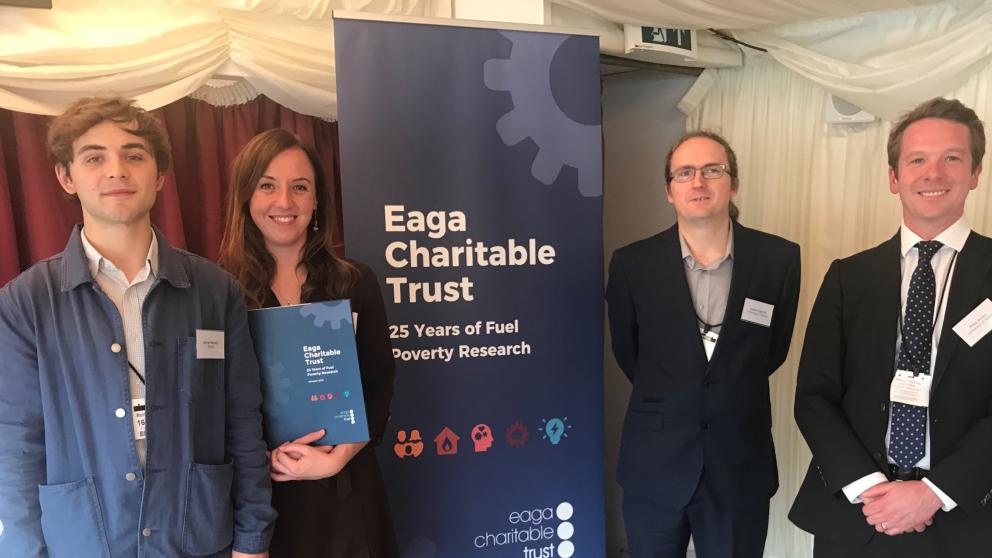SHUSU's Samuel Beswick, Danielle Butler, Dr Graeme Sherriff and Prof Philip Brown at the House of Lords