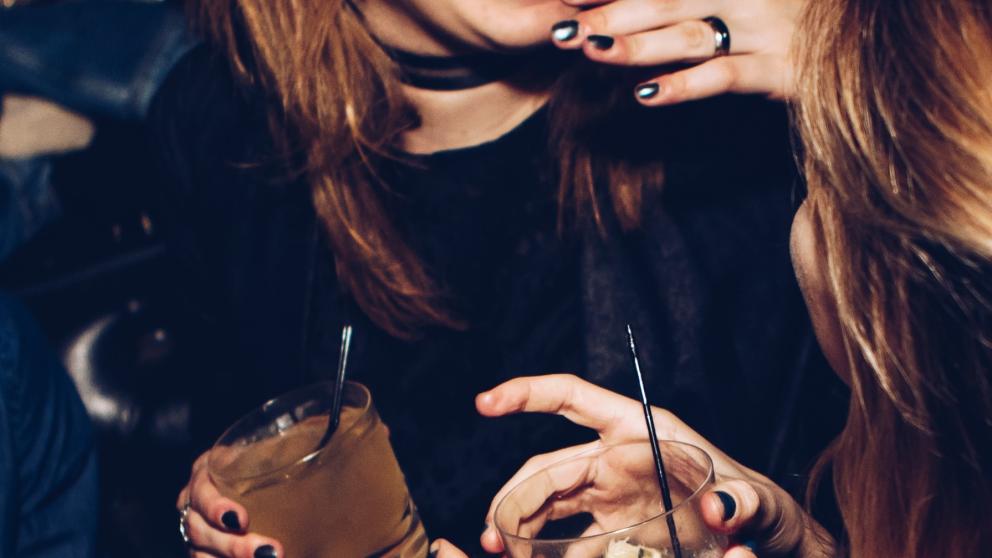 People drinking alcohol