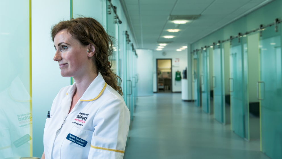 Student Podiatrist in University of Salford Podiatry Clinic