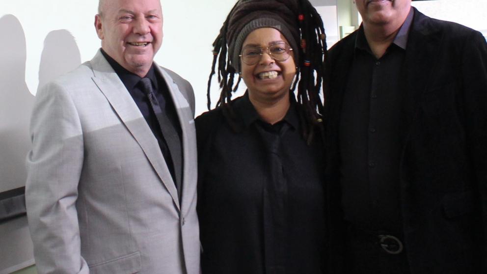 Dr Allister Butler, Dr Suryia Nayak and Nazir Afzal OBE