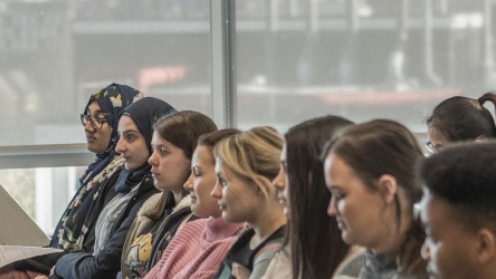 Students in a lecture