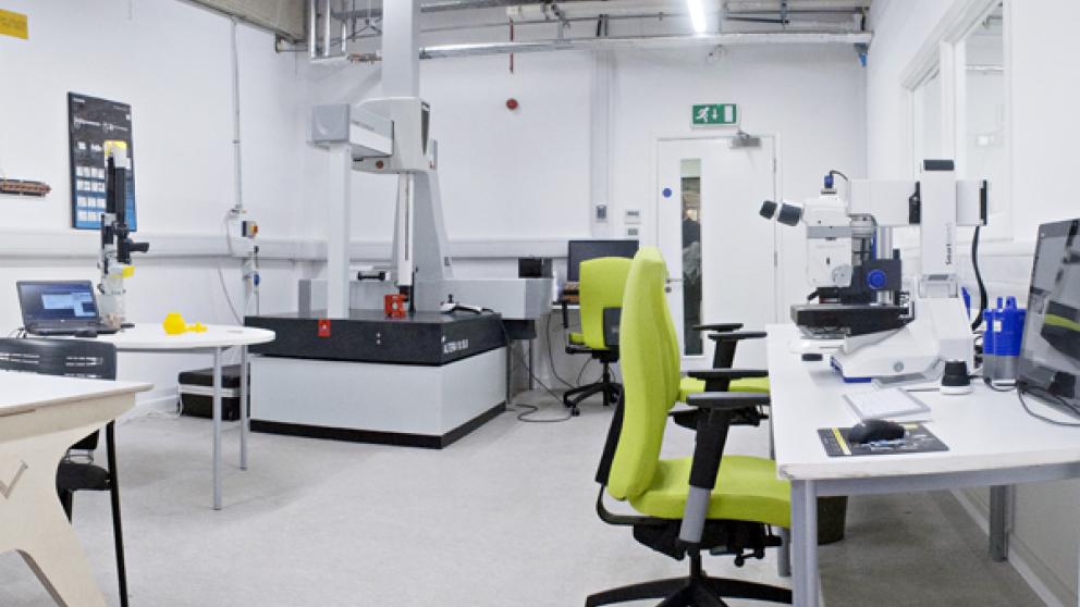 Clean Room inside in the Morson Maker Space, University of Salford