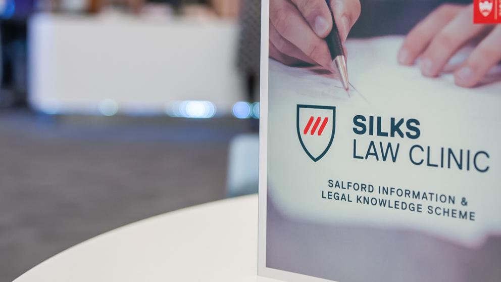 SILKS Law display on a table