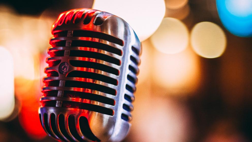 Vintage-style dynamic microphone