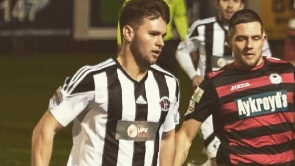 Danny playing football