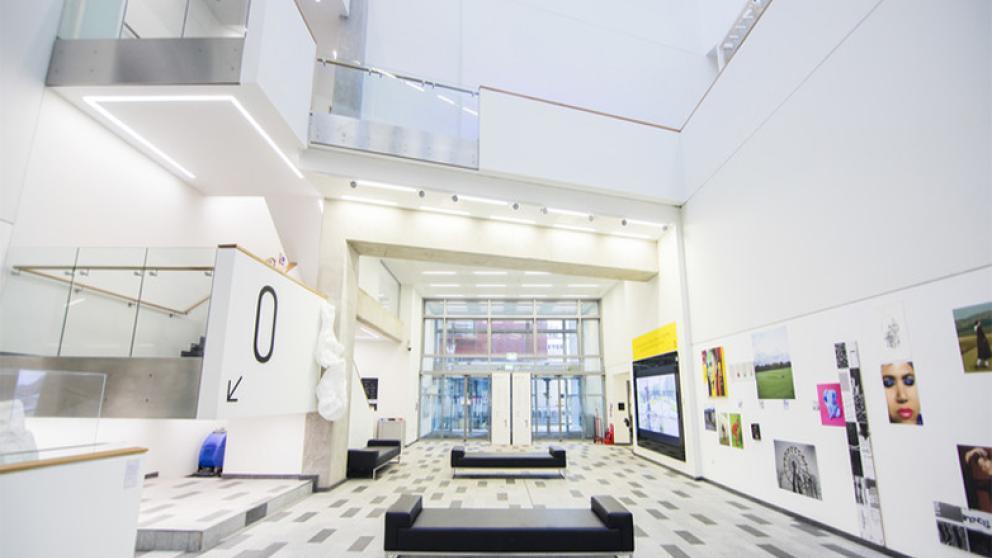 New Adelphi Building foyer, University of Salford
